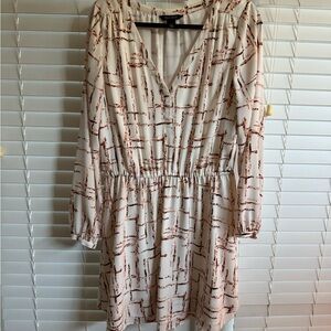 White House Black Market Cinch Waist A-Line Dress | Size 12